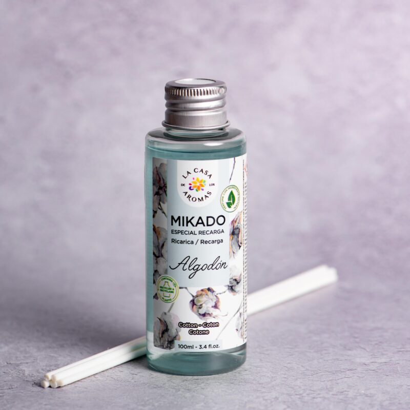Αρωματικό χώρου με sticks Βαμβάκι 100ml